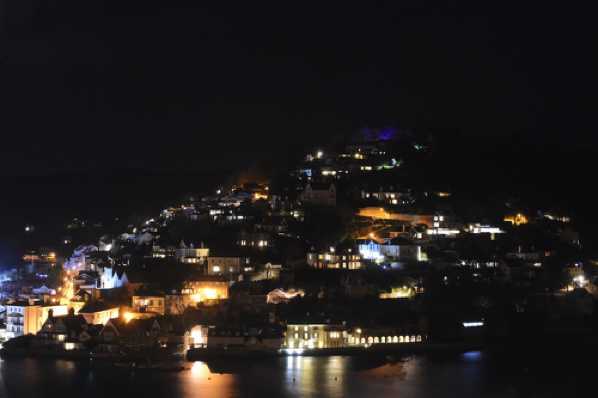 28 March 2020 - 20-45-18 
I think we now have a full house in Kingswear. As it should be.
--------------------
Kingswear, Devon at night